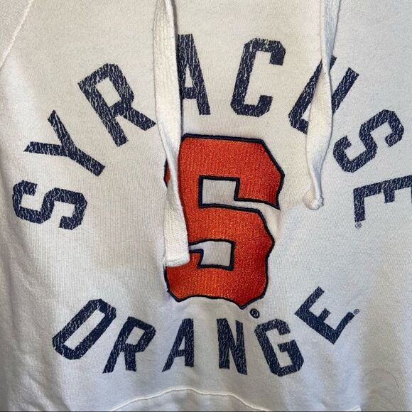 Syracuse University white hoodie sweatshirt - Picture 4 of 10